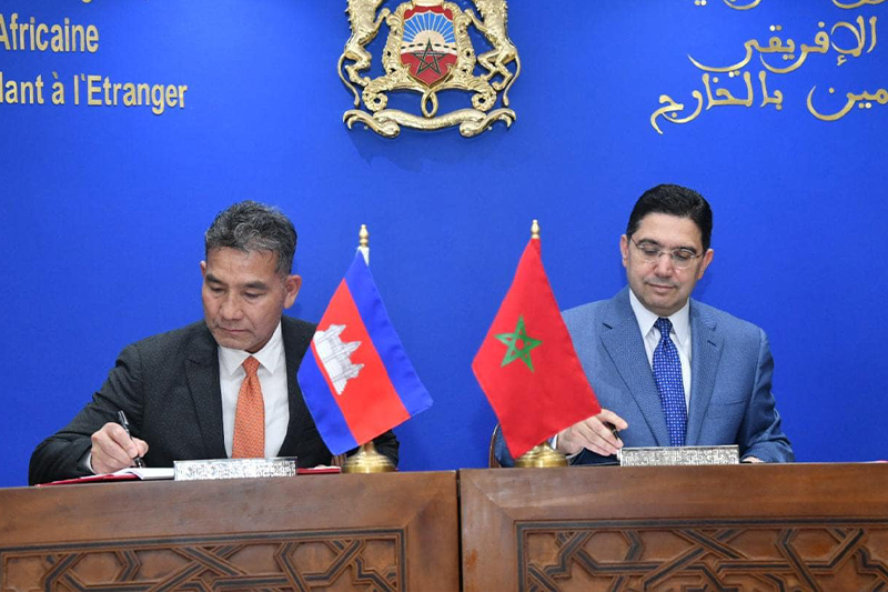 توقيع اتفاقية بشأن الخدمات الجوية بين حكومتي المغرب وكمبوديا