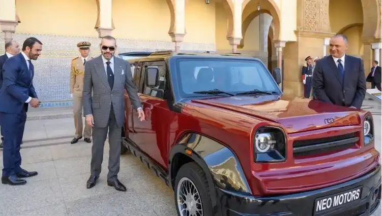 الملك محمد السادس يترأس حفل تقديم نموذج أول سيارة مغربية موجهة للعموم ونموذج أولي لمركبة تعمل بالهيدروجين بمبادرة مغربية