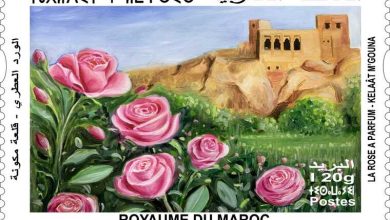 بريد المغرب: إصدار طابع بريدي خاص حول "الوردة العطرية ـ قلعة مكونة"