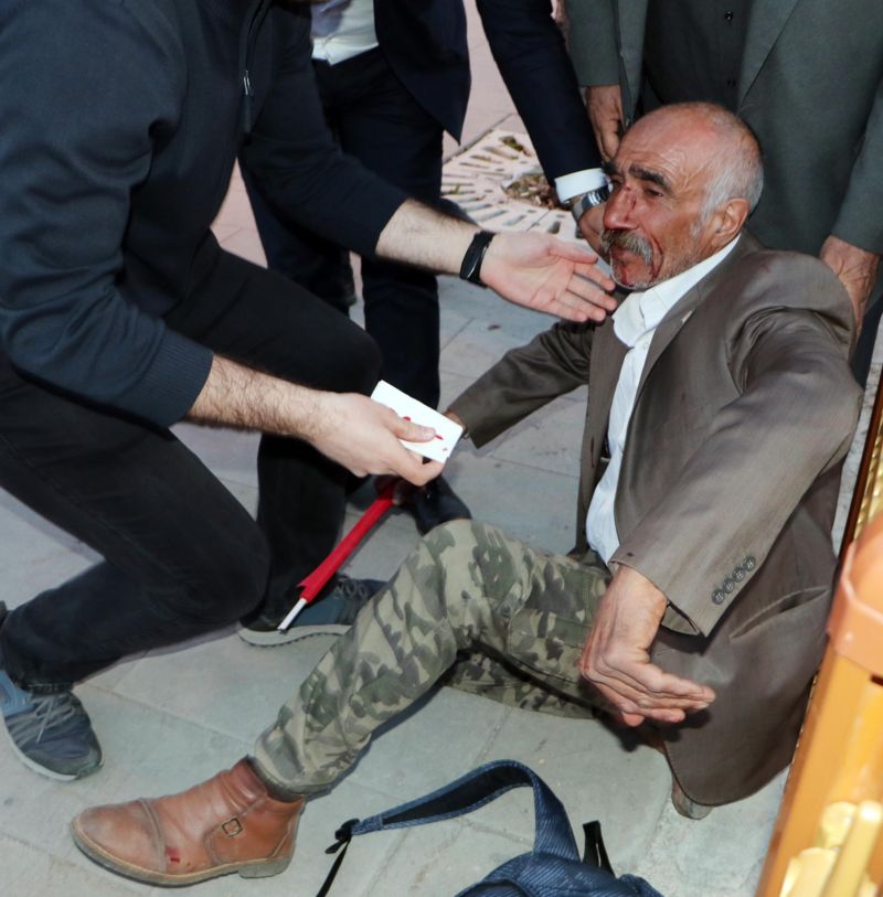 إصابات بعد هجوم أثناء حملة انتخابية معارضة لأردوغان