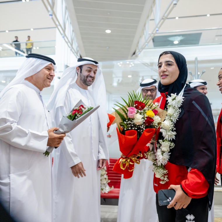 استقبال حافل لمنتخب الإمارات للجوجيتسو بعد الإنجاز التاريخي في "الآسياد"