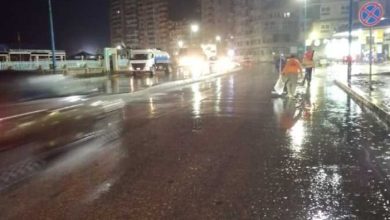 أمطار غزيرة على الاسكندرية فى أول أيام نوة الكرم| بالصور