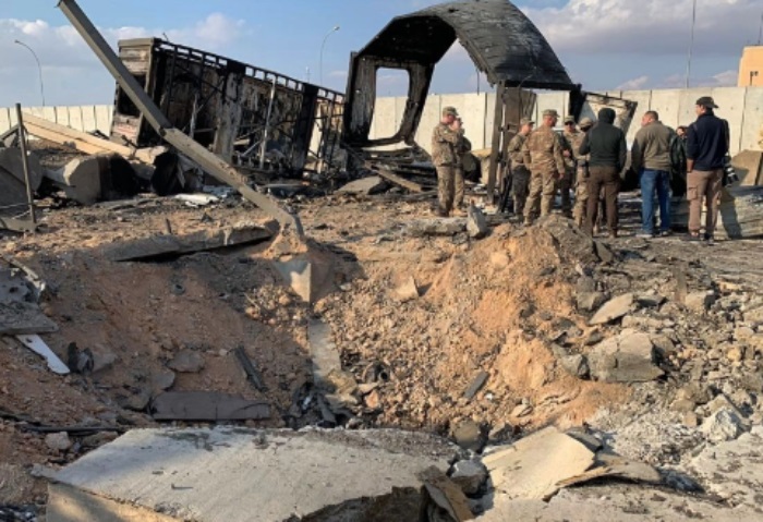 قصف صاروخي من العراق، يستهدف مواقع عسكرية أمريكية بدير الزور