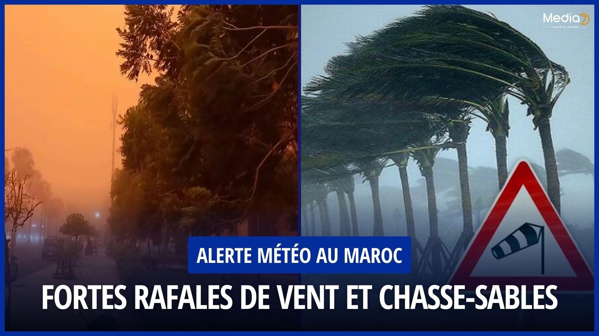 Alerte Météo Fortes Rafales de Vent et Chasse-Sables