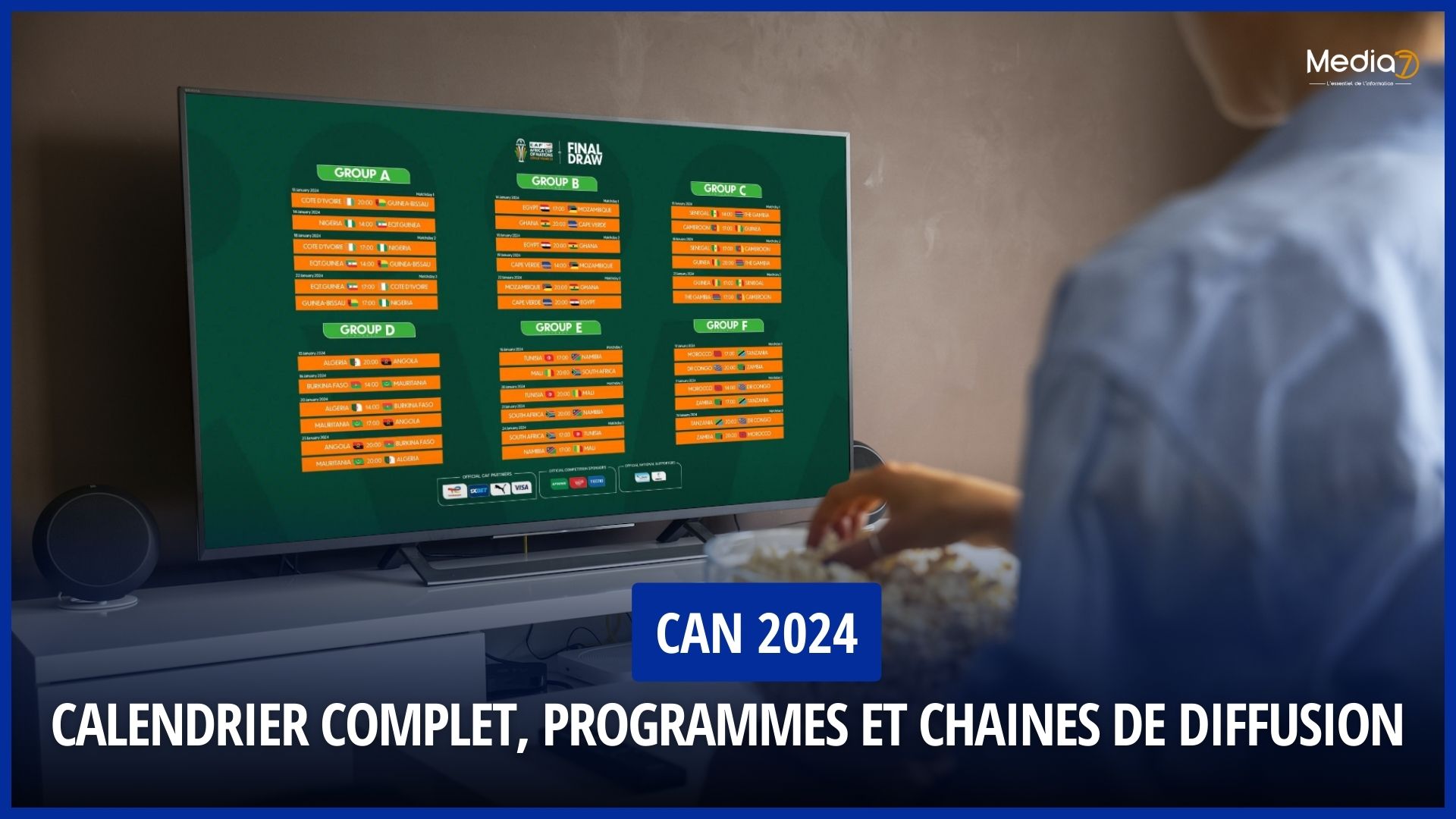 CAN 2024 Calendrier Complet