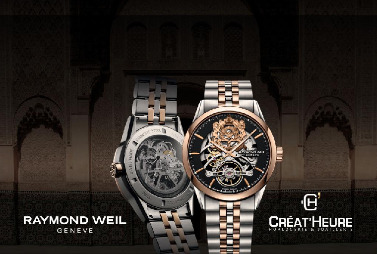 Créat'Heure et Raymond Weil dévoilent une montre dans son édition spéciale "Maroc"