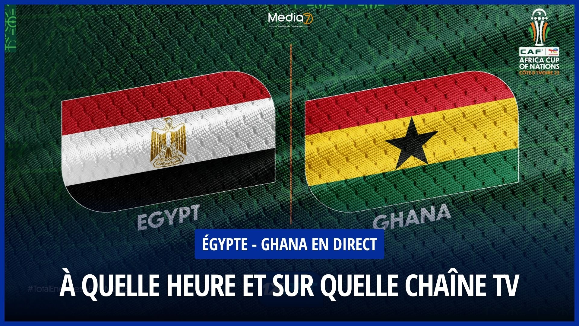 Égypte - Ghana en direct