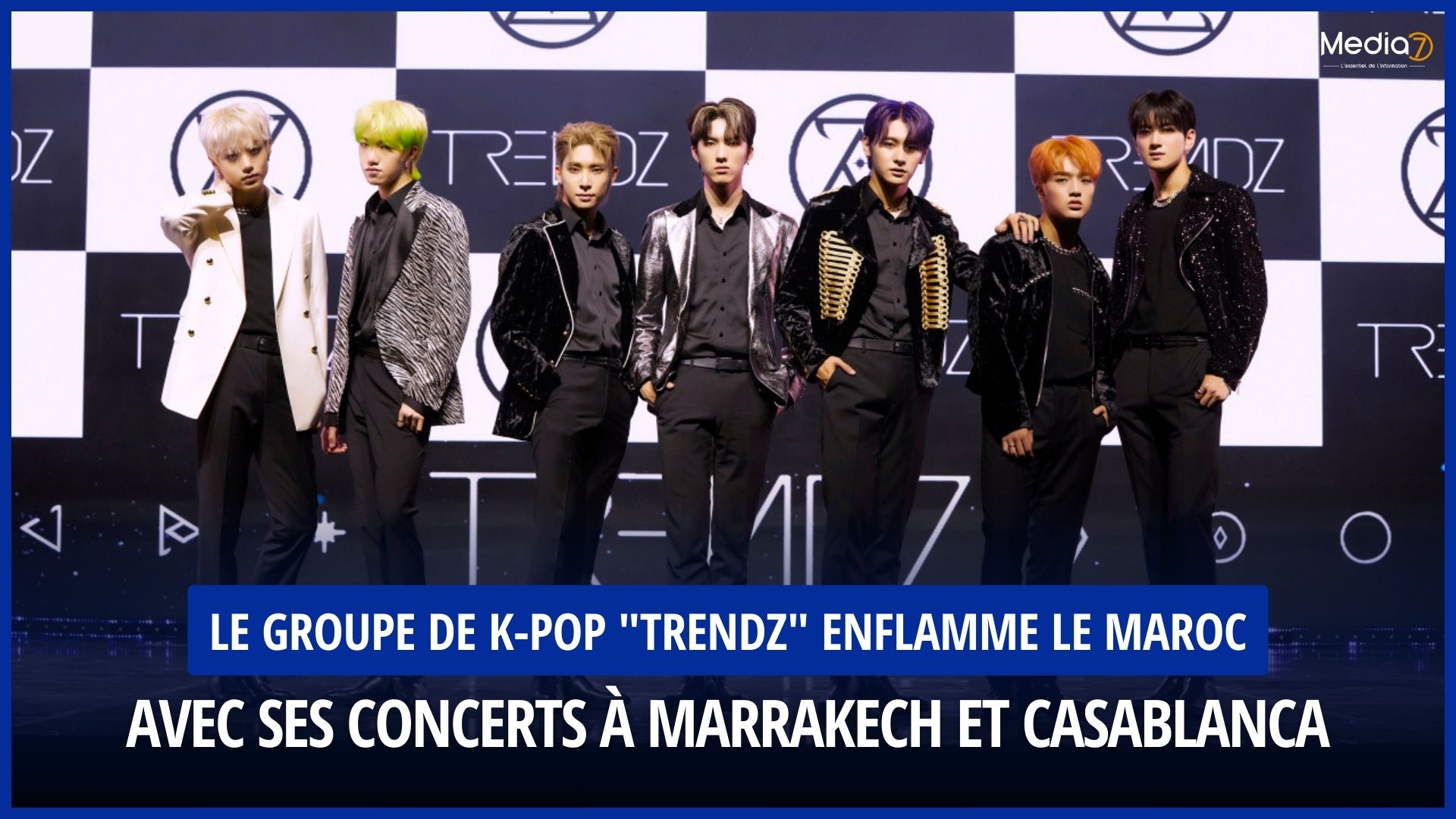 Le Groupe de K-POP Trendz enflamme le Maroc