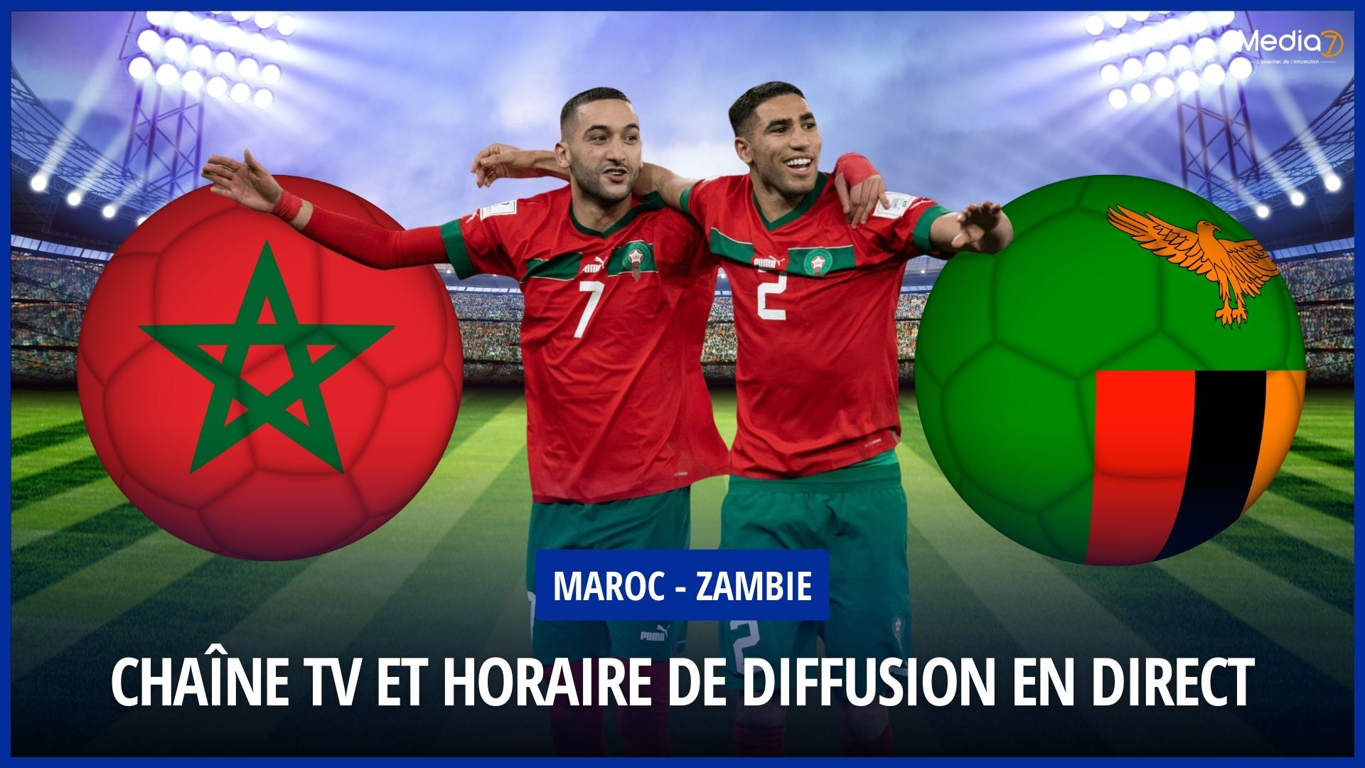 Maroc - Zambie en direct