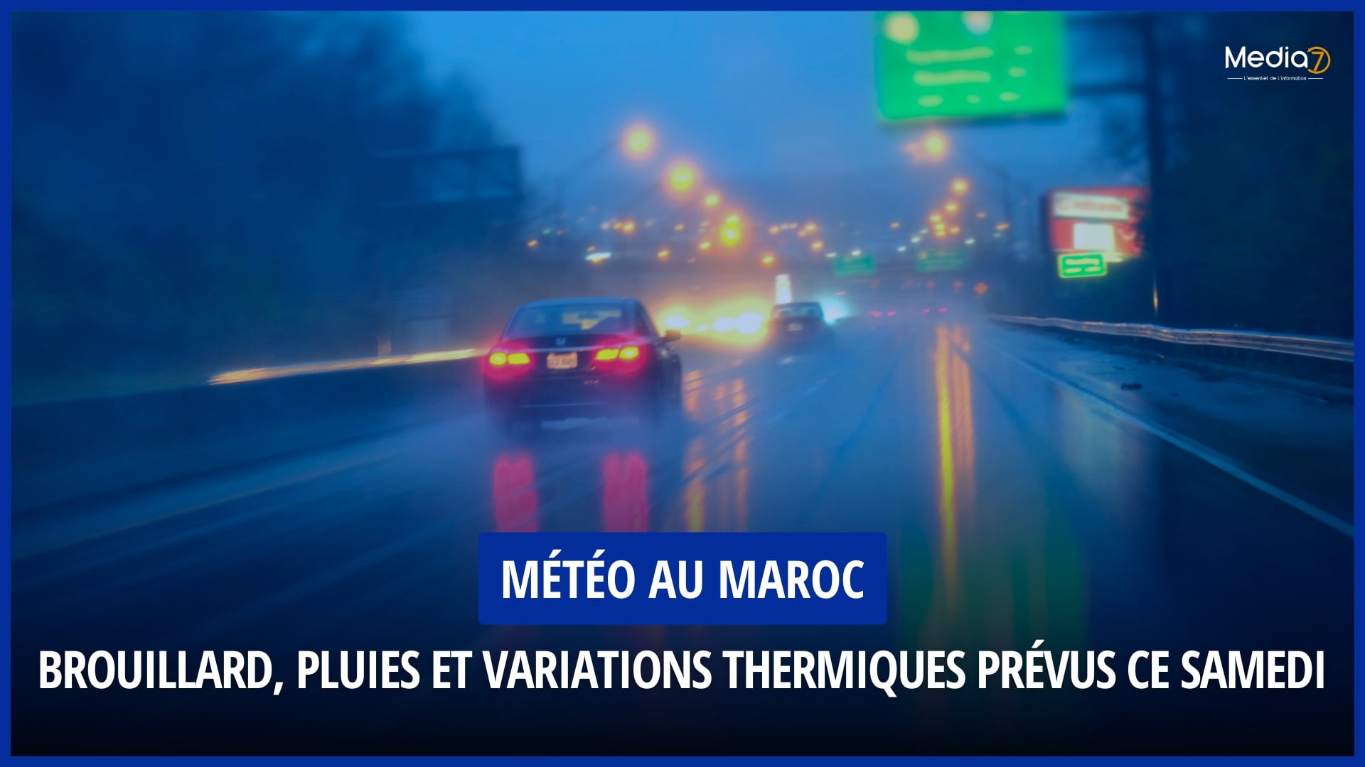 Météo au Maroc Samedi