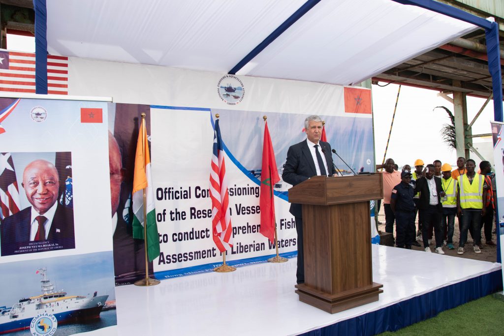 Secteur halieutique et économie bleue : M. Sadiki tient une série de rencontres bilatérales au Libéria