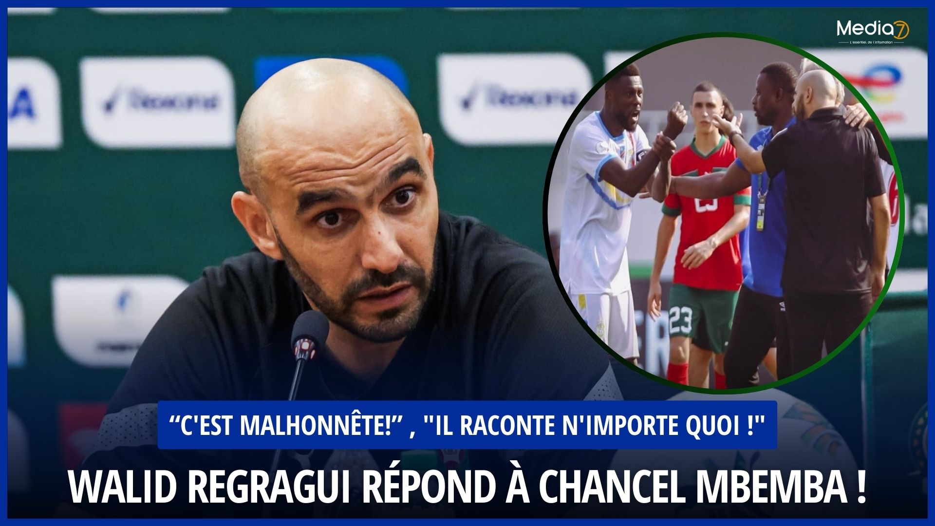 Walid Regragui répond à Chancel Mbemba !