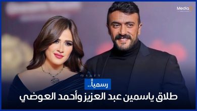 رسميًا.. طلاق ياسمين عبد العزيز وأحمد العوضي