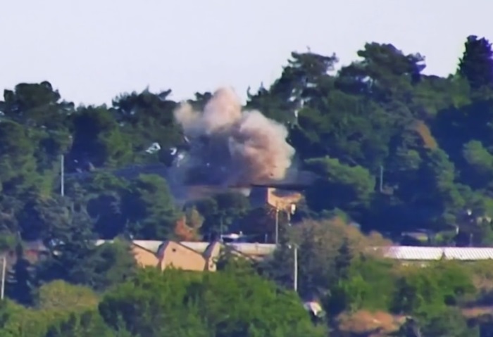 إطلاق صواريخ على مبنى في مستوطنة كريات شمونة