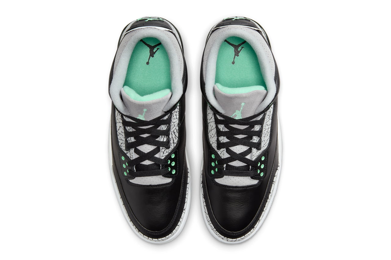 Révélation Officielle de la Air Jordan 3 "Green Glow" 5 Air Jordan 3 "Green Glow"