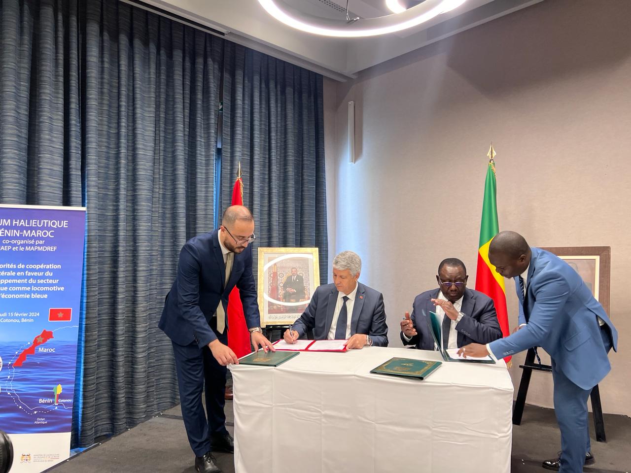 Deux accords conclus entre le Maroc et le Bénin pour le renforcement de la coopération halieutique et agricole