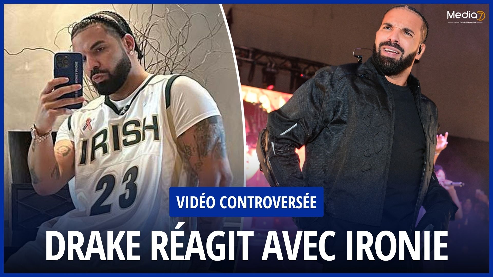 Drake Réagit Avec Ironie vidéo présumément inappropriée