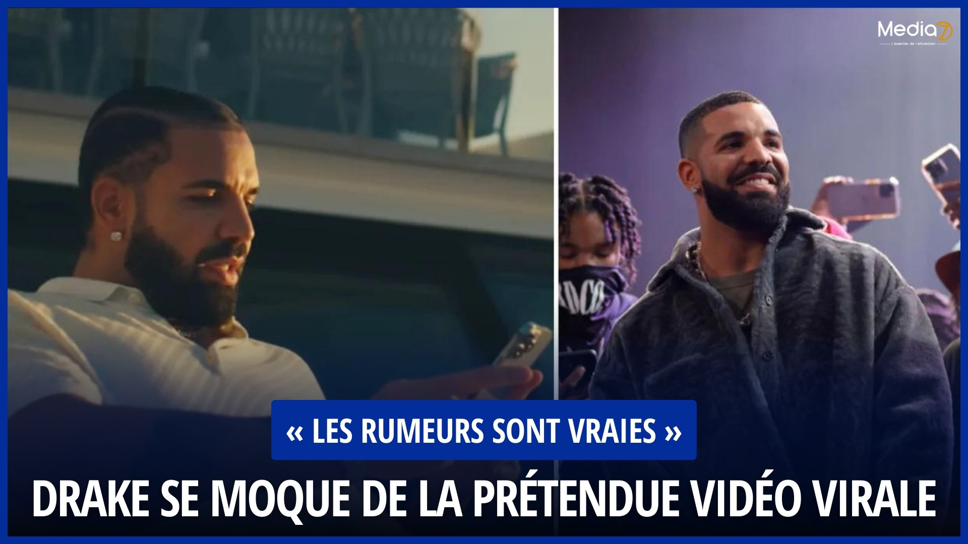 Drake se moque de la prétendue vidéo virale