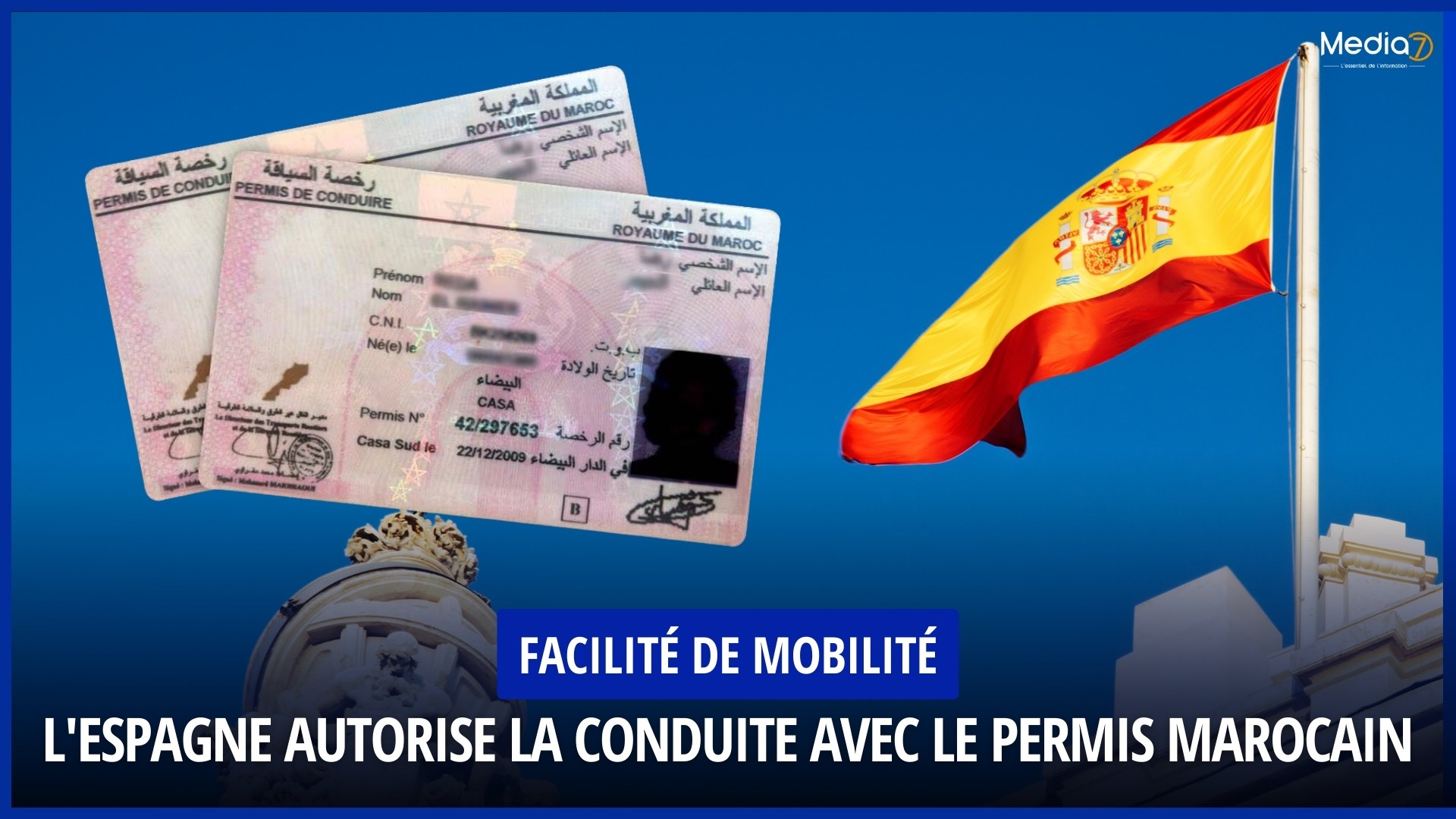 Espagne Permis Marocain
