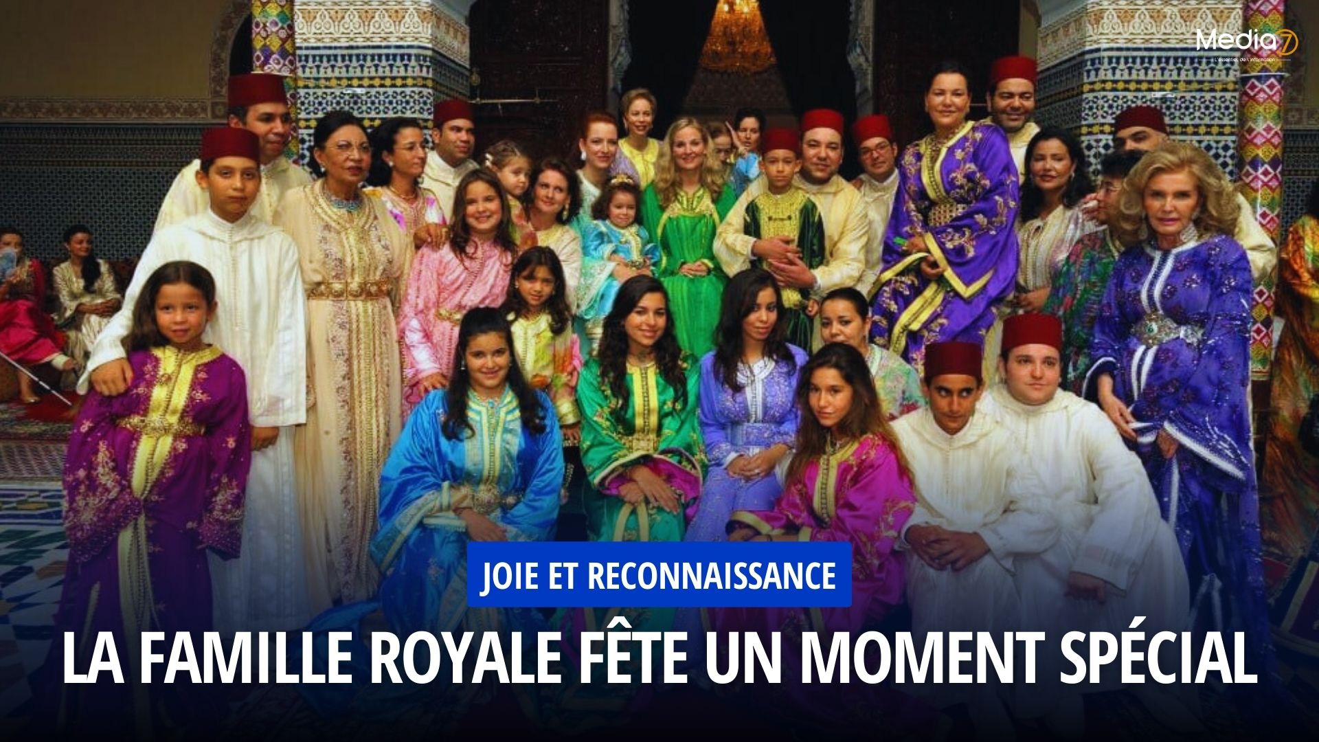 La Famille Royale Fête un Moment Spécial