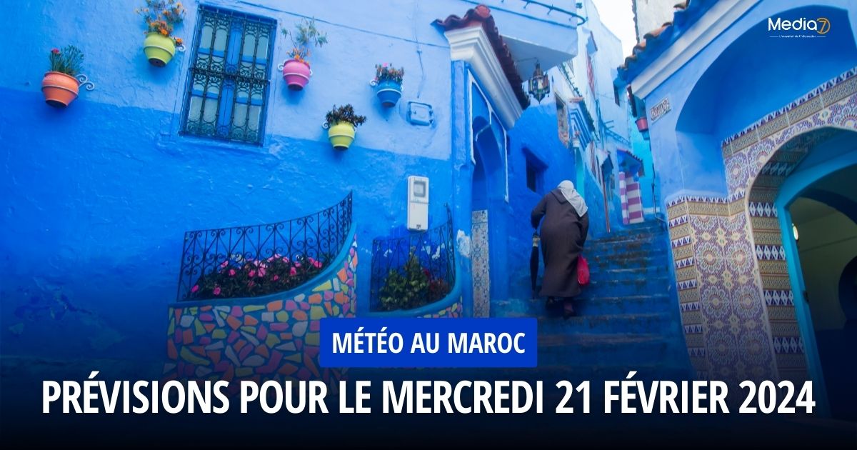 Météo au Maroc 21 Février