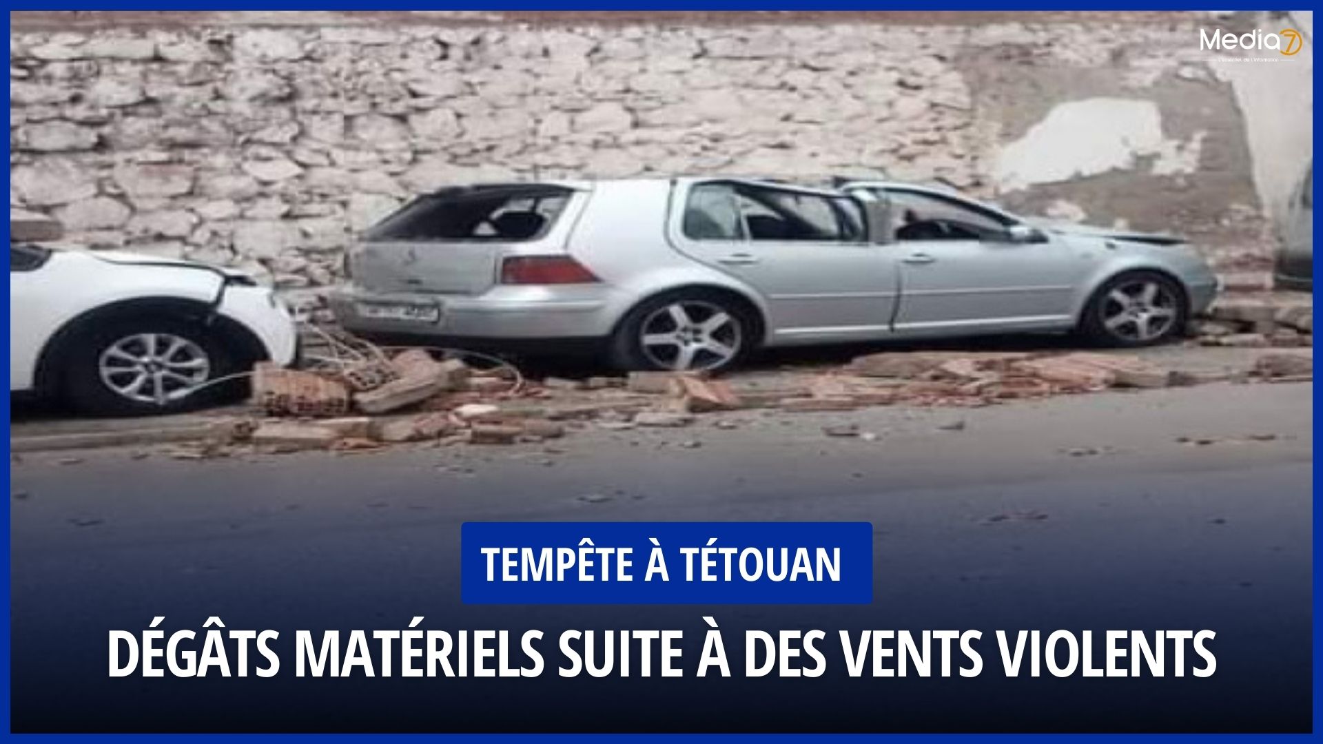 Tempête à Tétouan : Dégâts Matériels Suite à des Vents Violents