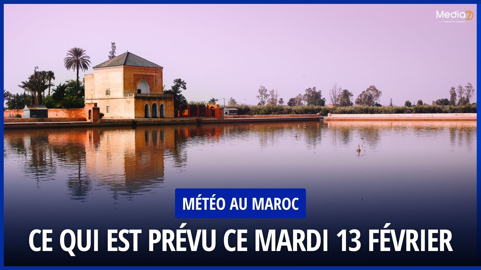 météo au maroc 13 février