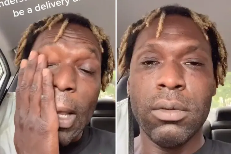 Un Livreur en larmes après avoir reçu un pourboire dérisoire après une heure de conduite