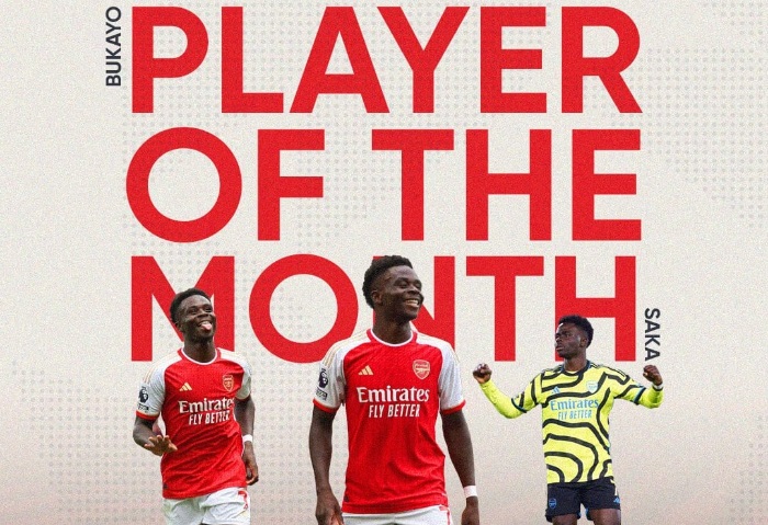 الفتى الذهبي لـ «الجانرز» يفوز بجائزة لاعب الشهر في الدوري الإنجليزي