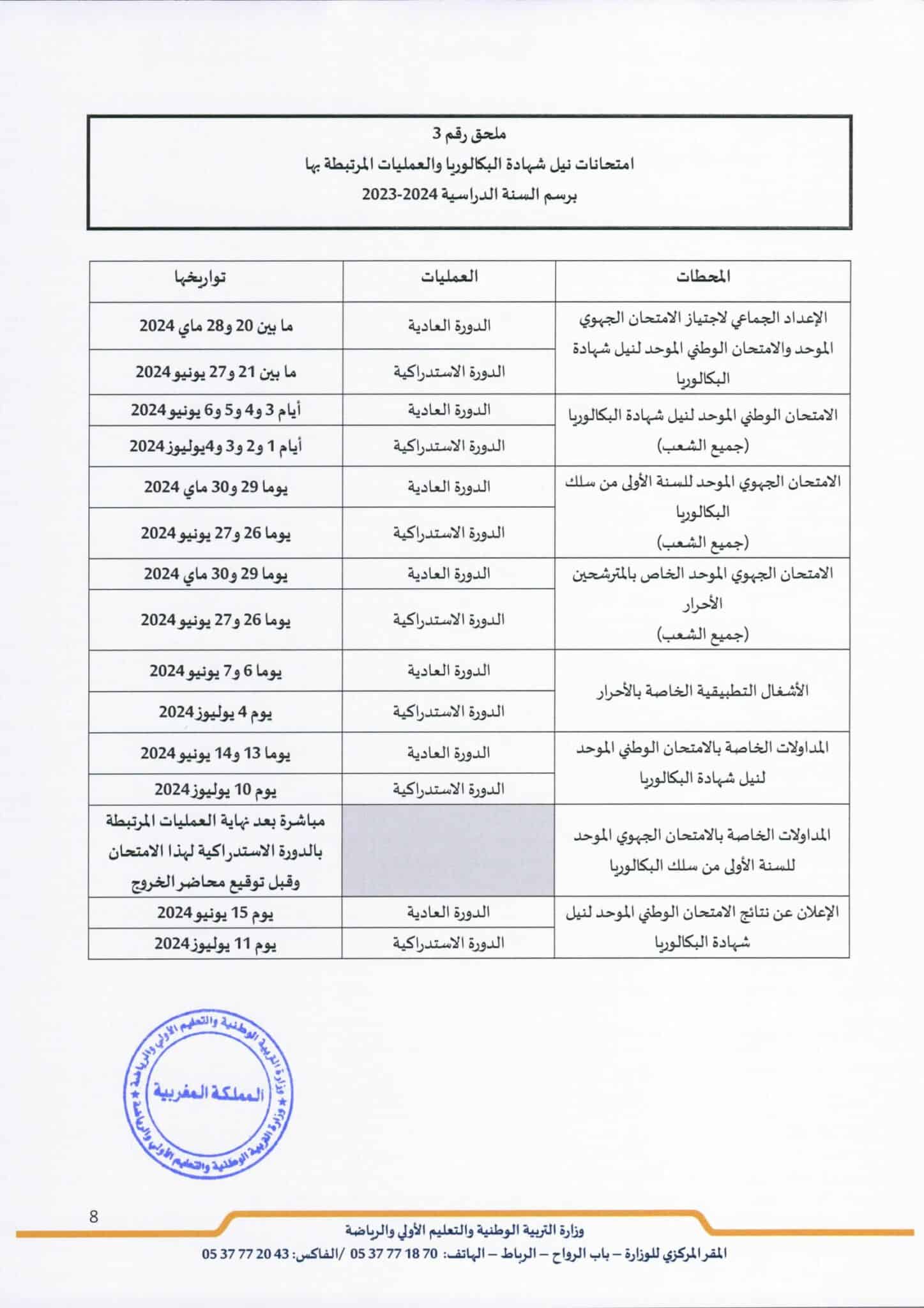 Calendrier des Vacances Scolaires 2024 au Maroc (MAJ) 4 Vacances Scolaires