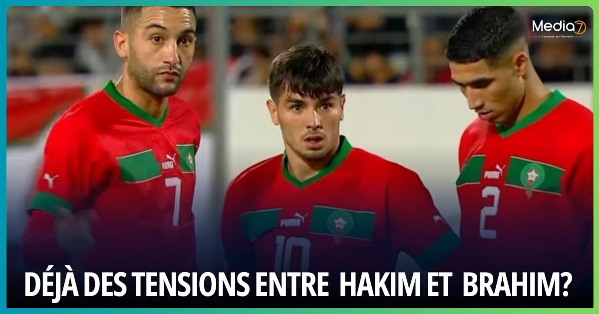 Déjà des tensions entre Hakim Ziyech et Ibrahim Diaz