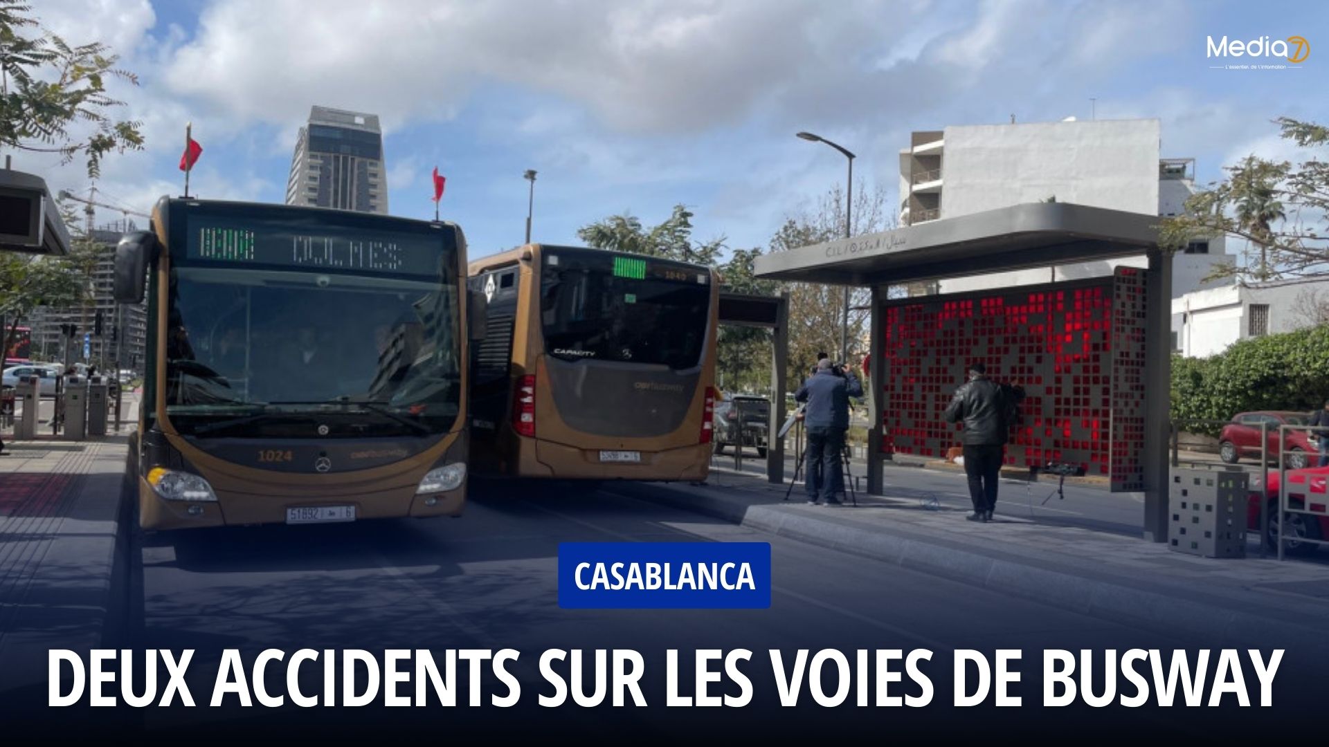 Deux Accidents sur les Voies de Busway