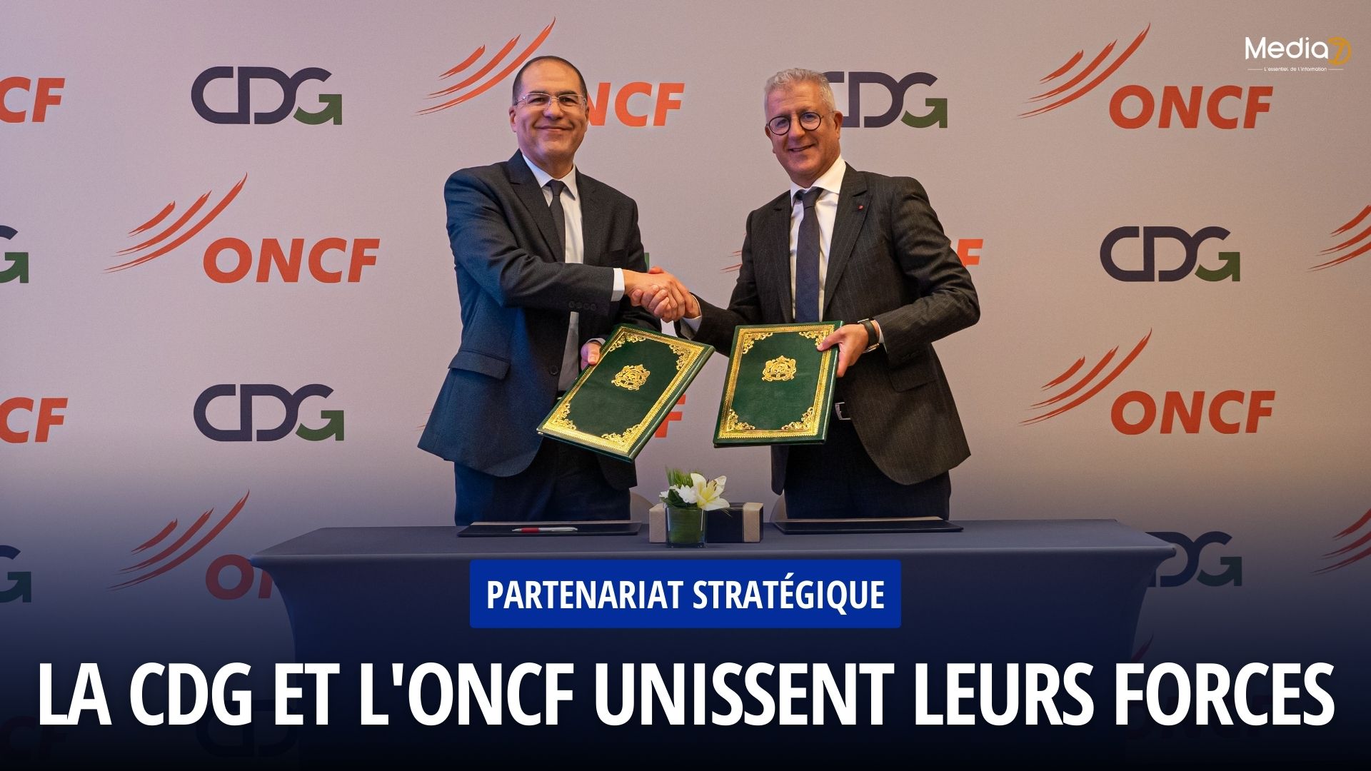 La CDG et l'ONCF Partenariat Stratégique