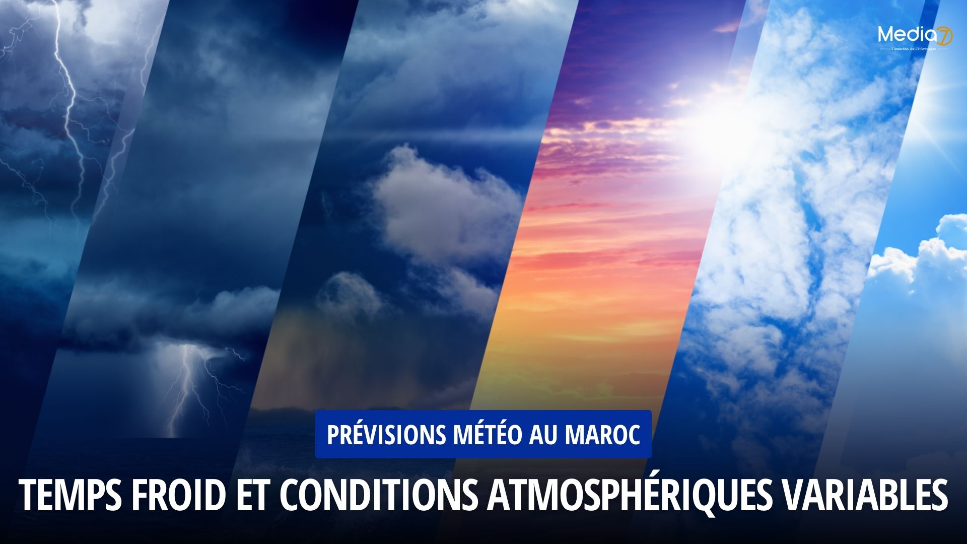 Temps froid et conditions atmosphériques variables