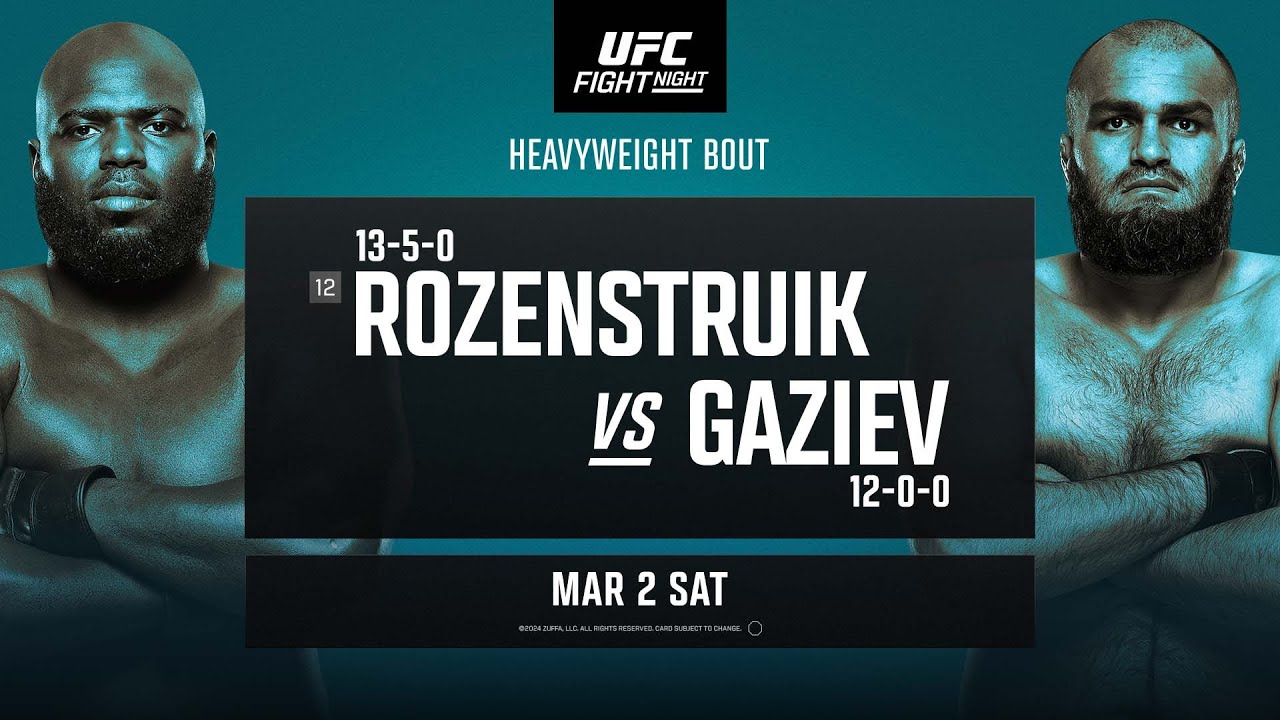 Rozenstruik vs Gaziev
