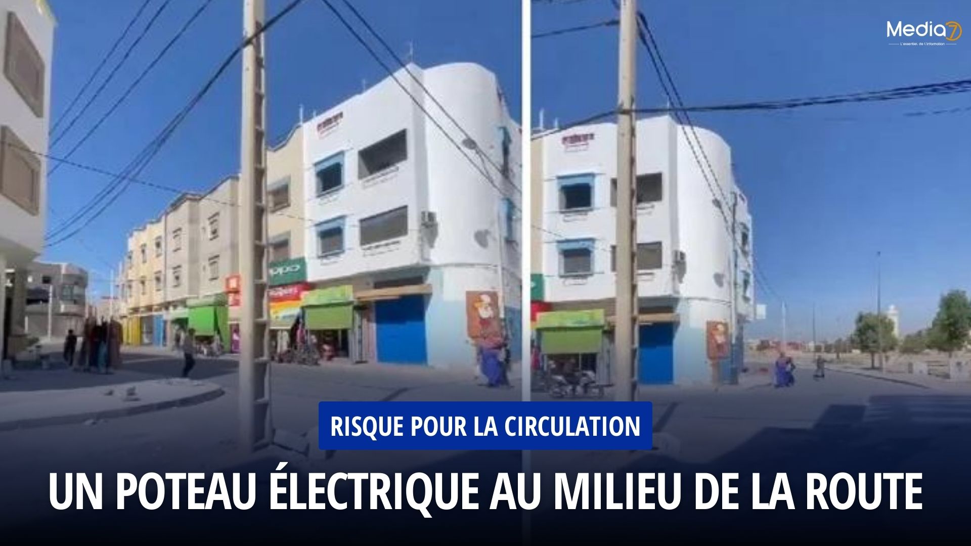 Un Poteau Électrique Agadir