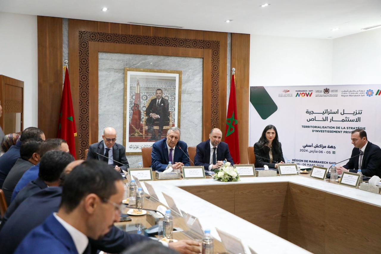 Le Ministre Mohcine Jazouli à Marrakech-Safi pour dynamiser l'investissement privé régional Le Ministre Mohcine Jazouli à Marrakech-Safi pour dynamiser l'investissement privé régional