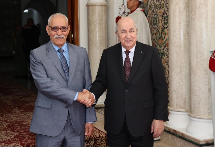 الرئيس الجزائري يستقبل رئيس بعثة البوليساريو