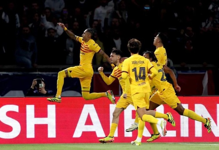 برشلونة يتقدم من جديد على باريس سان جيرمان والنتيجة (3-2)