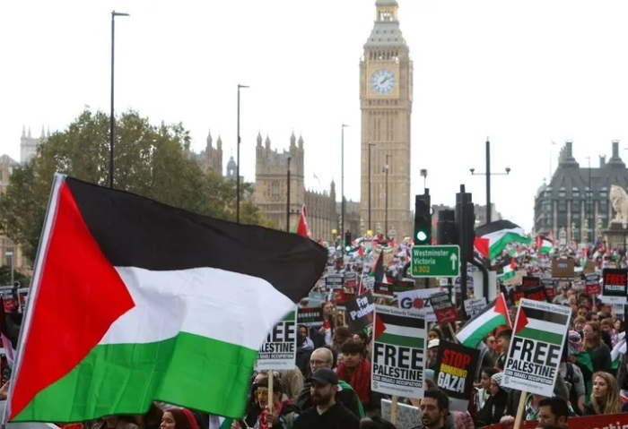 بريطانيا تدعم فلسطين، مظاهرات في شوراع لندن لوقف الحرب على غزة