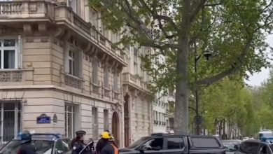 القبض على رجل هدد بتفجير نفسه داخل القنصلية الإيرانية في باريس