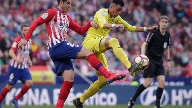 أتلتيكو مدريد يفوز 2-1 على فياريال في الدوري الإسباني