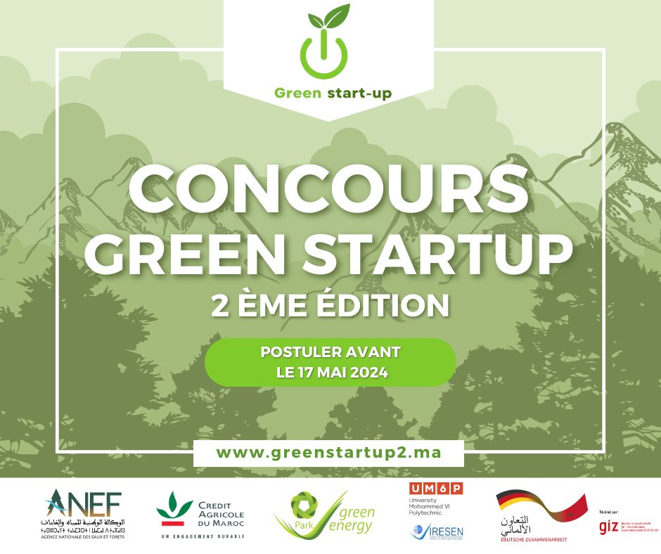 Entrepreneuriat vert: Lancement de la 2ème édition du concours Green Start-up