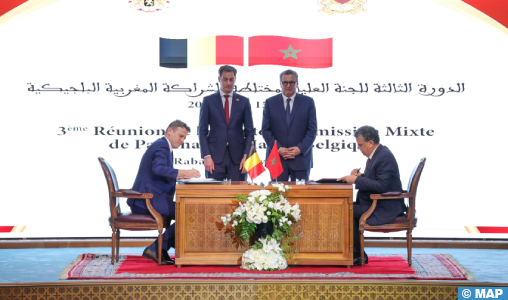 Haute Commission Mixte de partenariat: Le Maroc et la Belgique se félicitent de la signature de deux mémorandums d’entente et d’une feuille de route de coopération