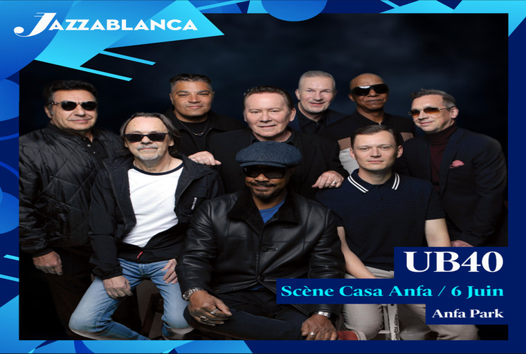 Jazzablanca : l'iconique UB40 en ouverture de la 17ème édition