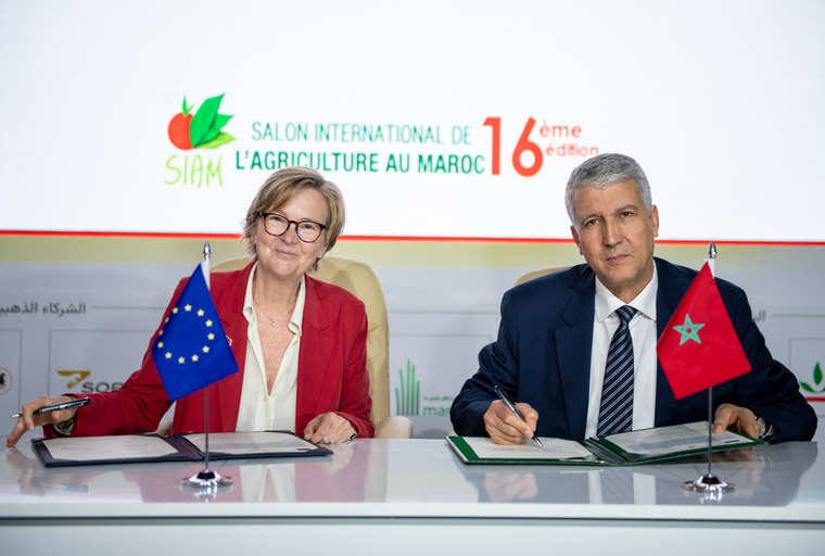 Maroc-UE : signature d'un projet de collaboration sur l'adaptation de la formation et de la recherche agricole et forestière marocaine aux enjeux de la transition écologique