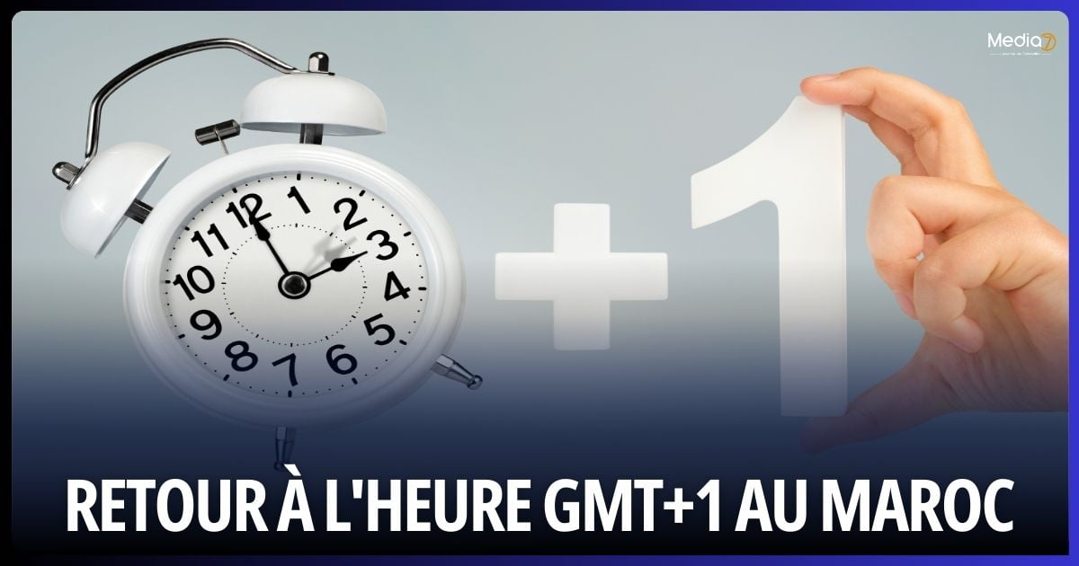 Retour à l'heure GMT+1 au Maroc