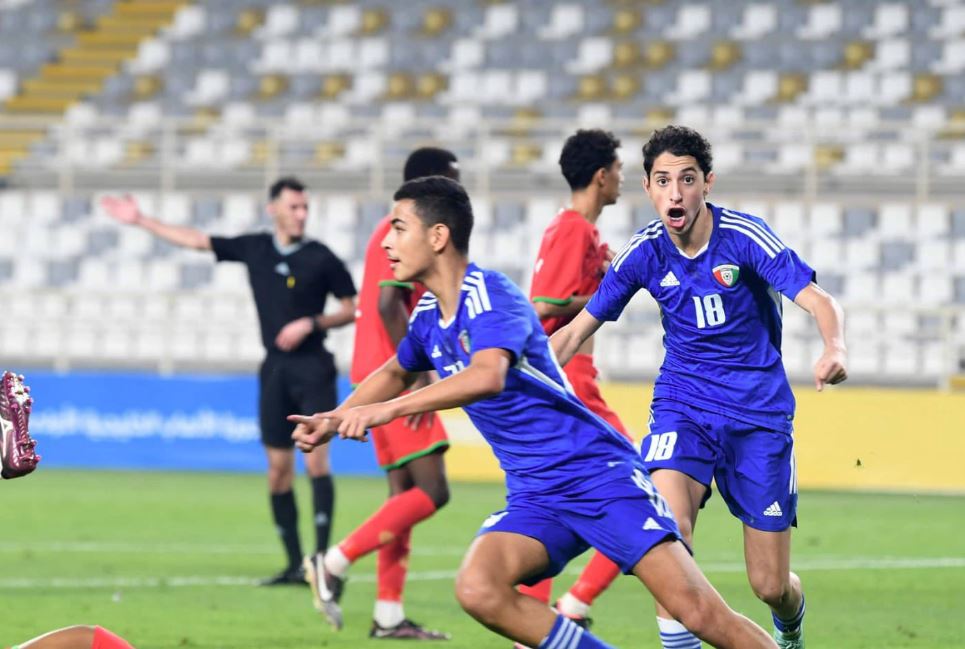 منتخب الناشئين يفوز على عمان في دورة الألعاب الخليجية الأولى للشباب
