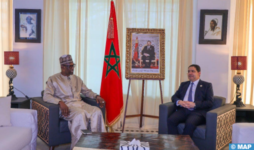 Entretien de M. Bourita à Banjul avec son homologue du Mali