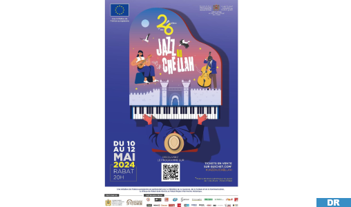 La 26ème édition du Festival Jazz au Chellah, du 10 au 12 mai